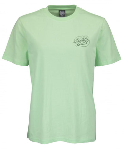 Santa Cruz Women's Strange Hand Green Ash T-shirt