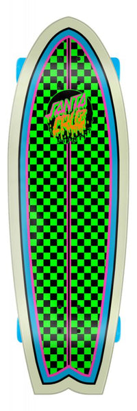 Santa Cruz skateboard complete Rad Dot Shark Green 27.7" SCR-COM-0304