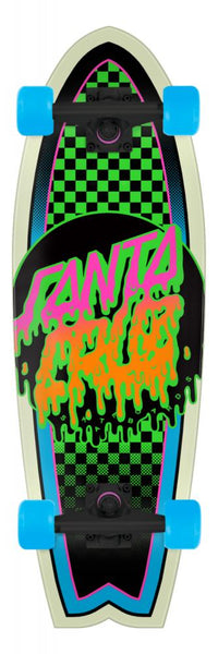 Santa Cruz skateboard complete Rad Dot Shark Green 27.7" SCR-COM-0304