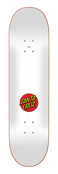 Santa Cruz Skateboard Deck Classic Dot White 8.00" SCR-SKD-2329