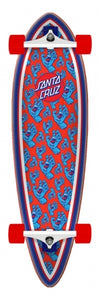 Santa Cruz skate longboard Hands All Over Cruiser Pintail 33"