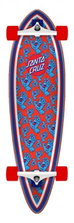 Santa Cruz - Hands All Over Cruiser Pintail - Complete Skateboard 33" -SCR-COM-0289