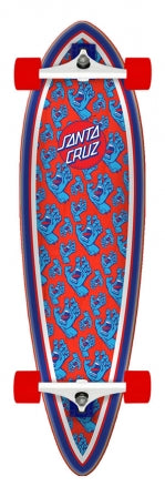 Santa Cruz skate longboard Hands All Over Cruiser Pintail 33"