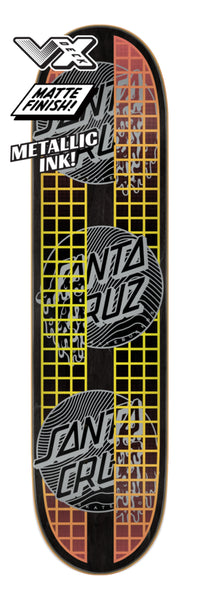 Santa Cruz Skateboard VX Deck Transcend Dots VX Back 7.75" SCR-SKD-2398