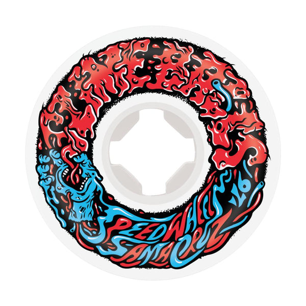 Santa Cruz - Slime Balls Skateboard Wheels (pack of 4) - Vomit Mini II 97a 53mm SLM-SKW-0104