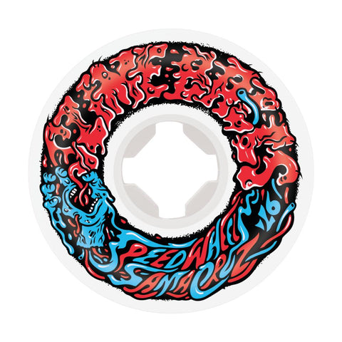 Santa Cruz - Slime Balls Skateboard Wheels (pack of 4) - Vomit Mini II 97a 53mm SLM-SKW-0104