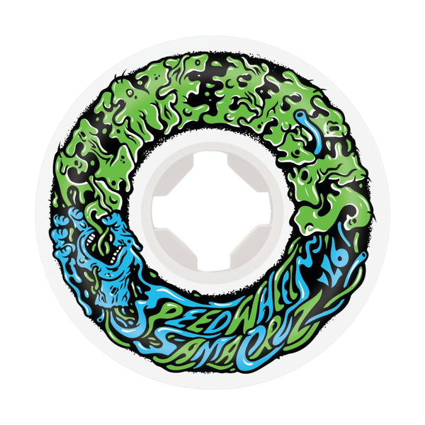 Santa Cruz - Slime Balls Skateboard Wheels (pack of 4) - Vomit Mini II 97a 54mm SLM-SKW-0105