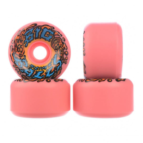 Santa Cruz Big Balls Speedwheels Skateboard Wheels (pack of 4) Reissue 92a Pink 22222709