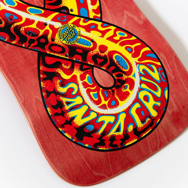 Santa Cruz Skateboard Deck Reissue Kendall Snake Red 9.975in SCR-SKD-5023