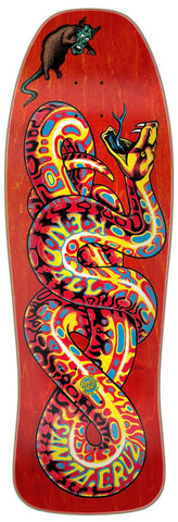 Santa Cruz Skateboard Deck Reissue Kendall Snake Red 9.975in SCR-SKD-5023