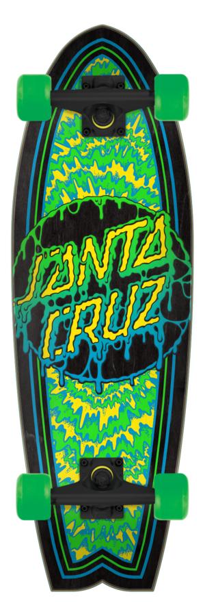 Santa Cruz Complete Skateboard Toxic Dot Shark 27.7" SCR-COM-0927