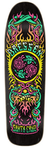 Santa Cruz Skateboard Deck Dressen Rose Crew Two Shaped 9.31in SCR-SKD-5016