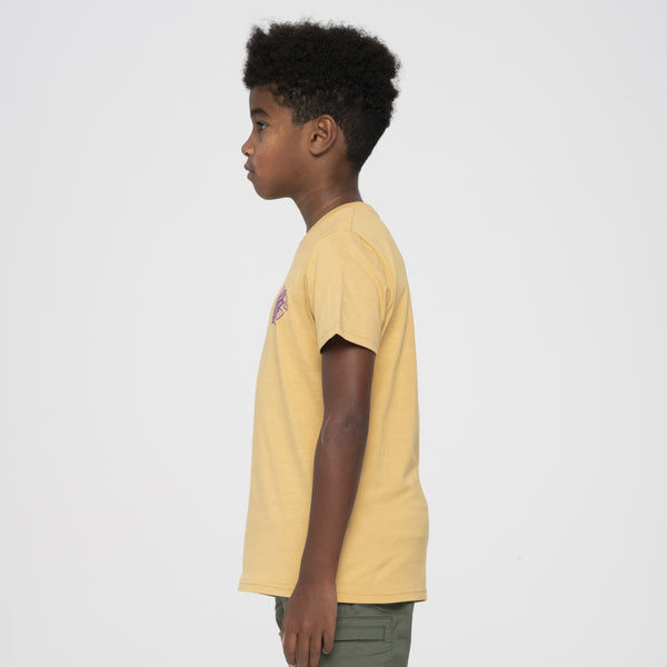 Santa Cruz Youth T-Shirt Rigid Screaming Hand Parchment