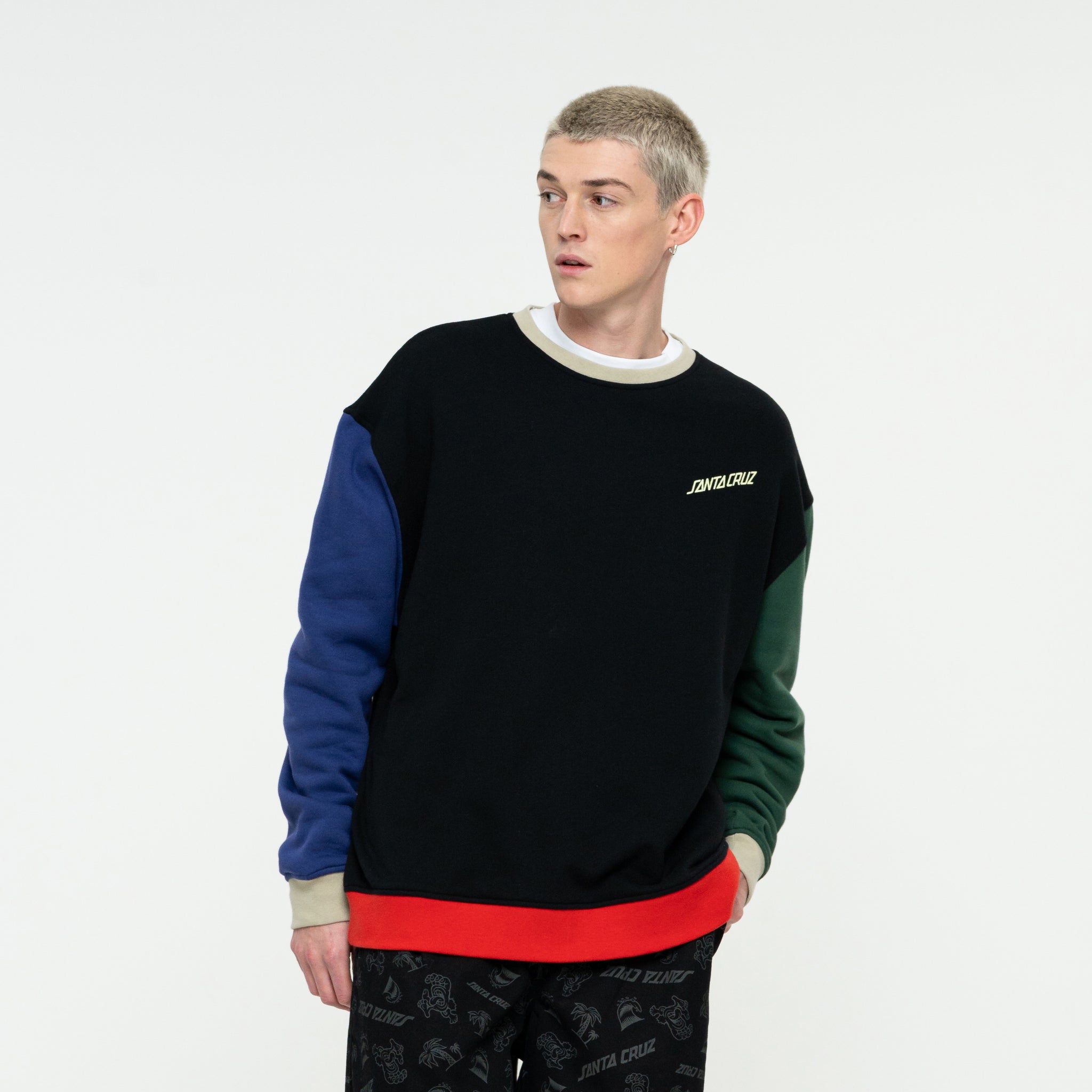 Santa Cruz  Shadowless Dot Crew Black/Multi Sample 50% OFF