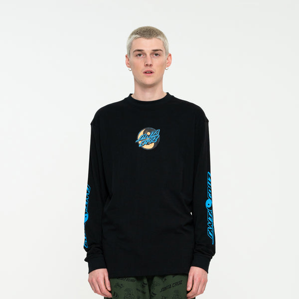 Santa Cruz  Shark Trip L/S T-Shirt Black Sample 50% OFF