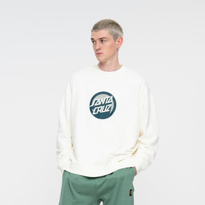 Santa Cruz Bold Shadow Dot Crew Unbleached Cotton Sample 50% OFF