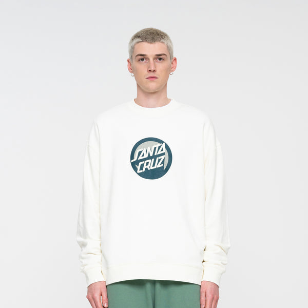 Santa Cruz Bold Shadow Dot Crew Unbleached Cotton Sample 50% OFF
