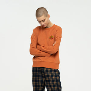Santa Cruz Classic Dot Chest Emb Crew Butterscotch Small Sample 50% OFF