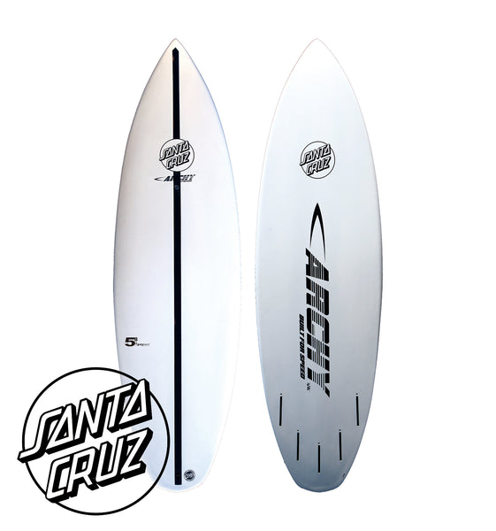 Santa Cruz Surfboard Archy Bullet 5'8 Carbon construction (Futures Fins System)