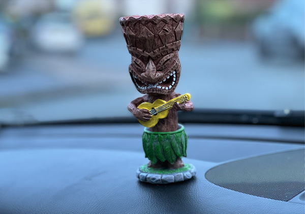 Hawaiian Tiki Hula Doll from Hula Girl - Aloha vibes for your dashboard