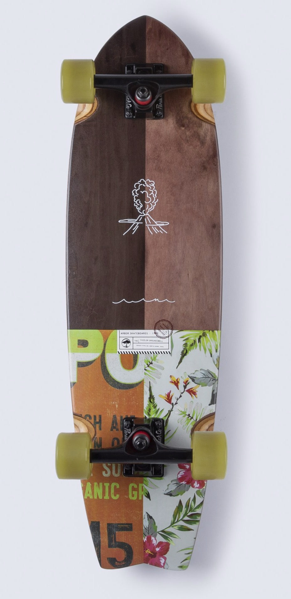 globe big blazer coconut palm Arbor skateboard Sizzler Groundswell Complete 30.5" ARB-COM-0019 – West French