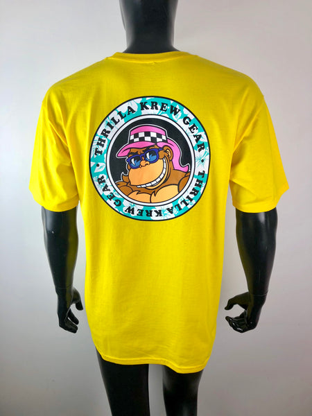 Thrilla Krew Dot Logo Floral Men T-shirt Squash