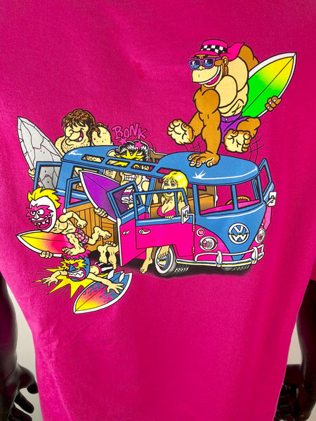 Thrilla Krew Microbus Men T-Shirt Hot Pink TKG-093