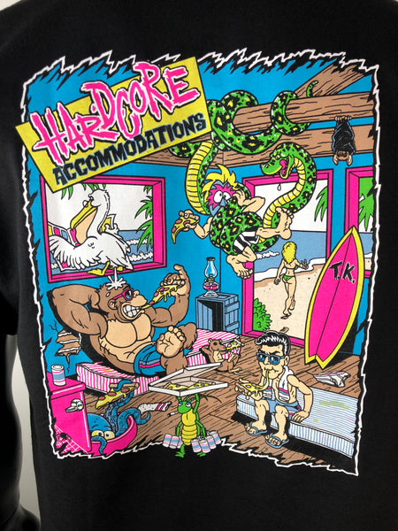 Thrilla Krew Hardcore Accommodations Men T-Shirt Black