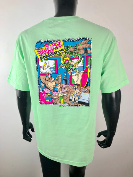 Thrilla Krew Hardcore Accommodations Men T-Shirt Mint TKG100