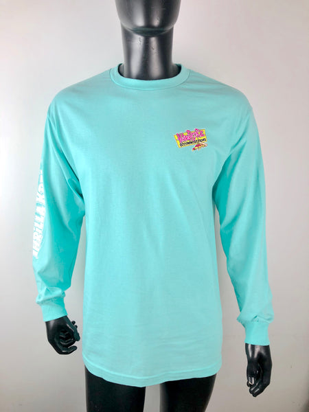 Thrilla Krew Hardcore Accommodations Men LS T-shirt Celadon