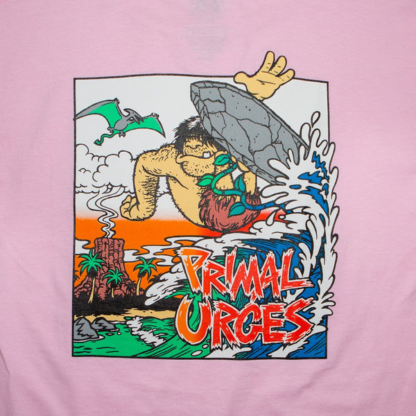 Thrilla Krew Primal Urges Surf Men T-shirt Pink