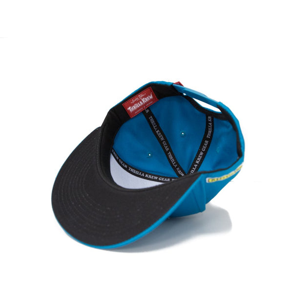 Thrilla Krew Dot Logo Snapback Cap Teal