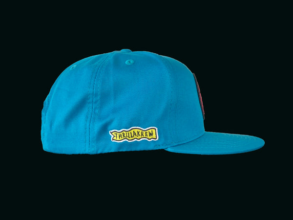 Thrilla Krew Dot Logo Snapback Cap Teal