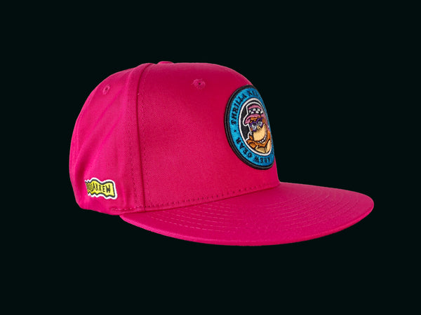 Thrilla Krew Dot Logo Snapback Cap Fuchsia