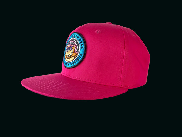 Thrilla Krew Dot Logo Snapback Cap Fuchsia