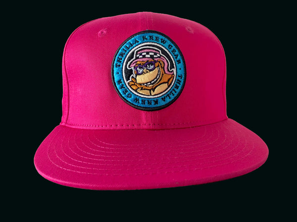Thrilla Krew Dot Logo Snapback Cap Fuchsia