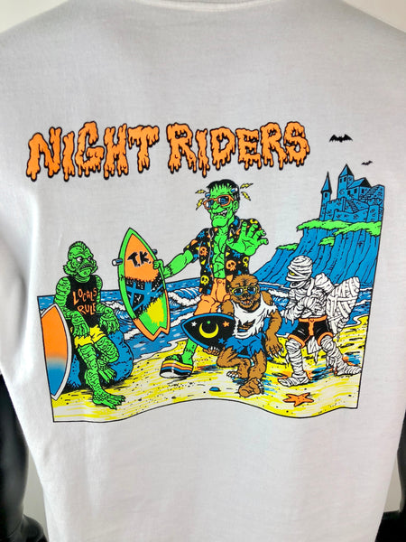 Thrilla Krew Nightrider Men T-shirt White