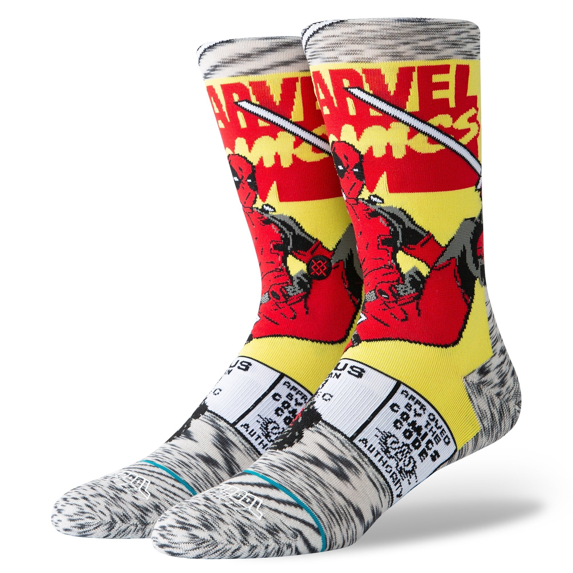 Stance Deadpool Comic Socks U545C19DEA-GRY