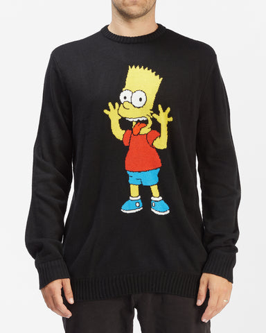 Billabong x Simpsons Family Jumper sweatshirt Black A1JP10
