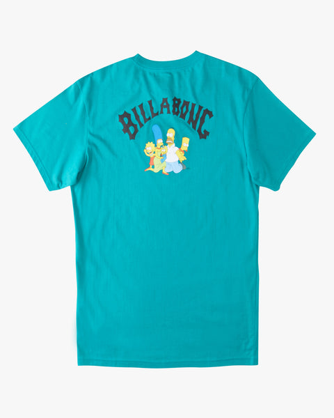 Billabong x Simpsons Family T-shirt Teal A1SS35