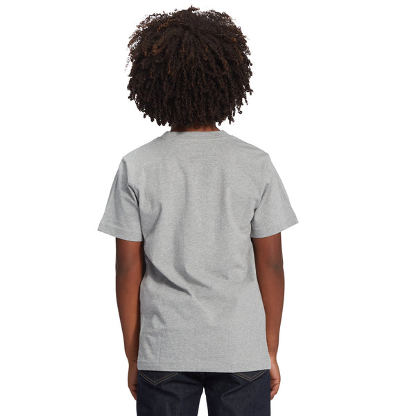 DC Star Kids Short Sleeve T-Shirt Grey