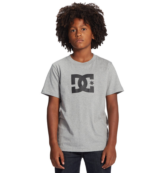 DC Star Kids Short Sleeve T-Shirt Grey