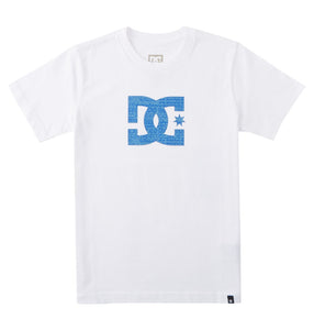 DC Star Fill Kids Short Sleeve T-Shirt Blue Logo