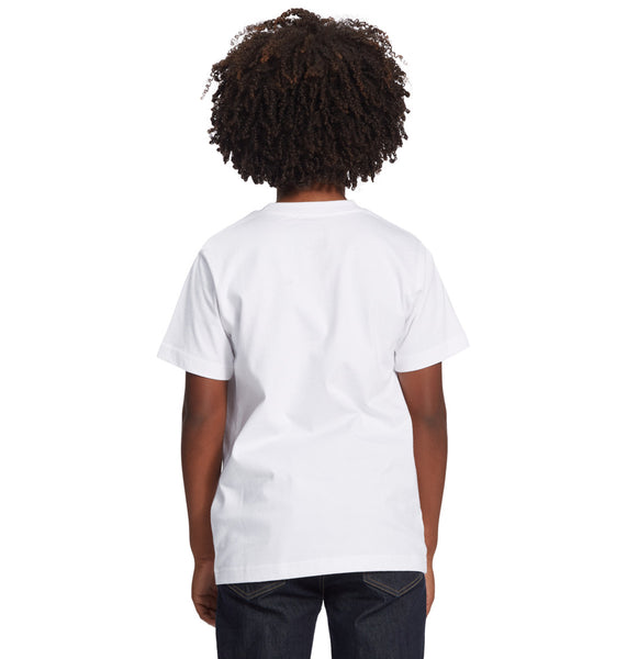 DC Star Fill Kids Short Sleeve T-Shirt Blue Logo