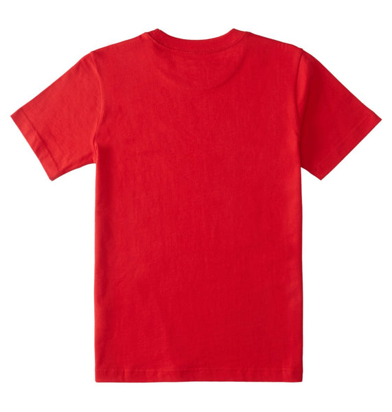 DC Star Pilot Short Sleeve T-Shirt Kids Red ADBZT03178
