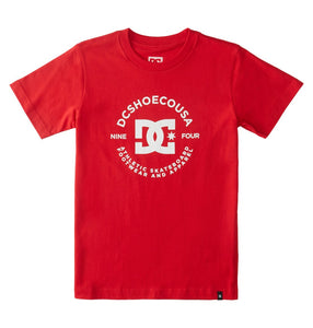 DC Star Pilot Short Sleeve T-Shirt Kids Red ADBZT03178