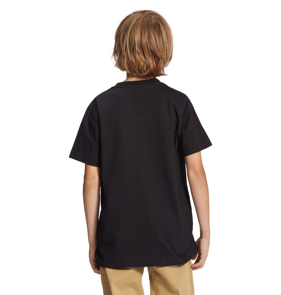 DC Star Pocket Kids Short Sleeve T-Shirt Black ADBZT03180