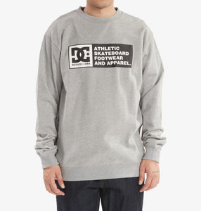 DC DENSITY Zone Mens Crew Heather Grey ADYSF03069-KNFH