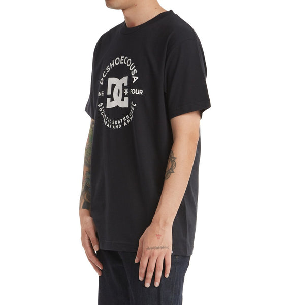 DC Star Pilot Short Sleeve T-Shirt for Men Black ADYZT04990BK