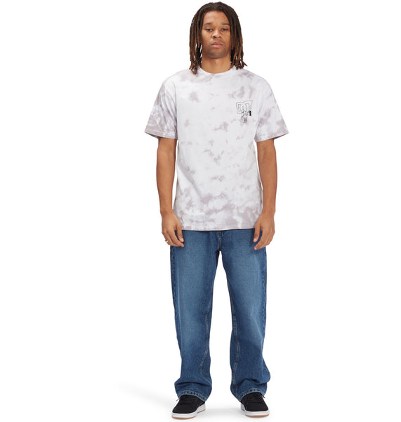 DC Fill In Short Sleeve T-Shirt for Men Tie Dye ADYZT05107